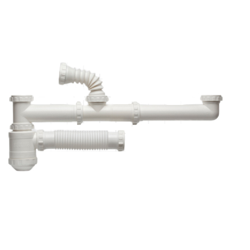 Sifon Triple 50 Sin Acceso Blanco Sifolimp