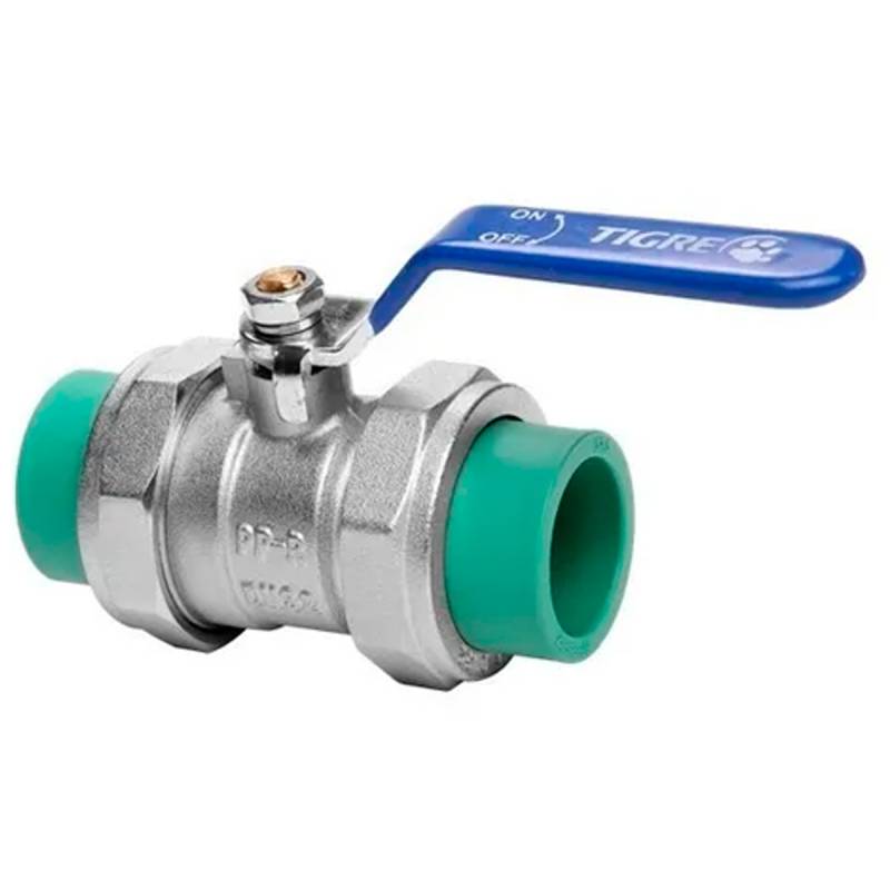 Valvula Esferica Doble Union 20 Metalica 3000728 Tigre