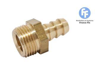 Racord Macho 1/2 X 5/16 Bronce Gas