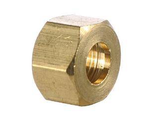 Tuerca Ajuste 1/8 Bronce Gas