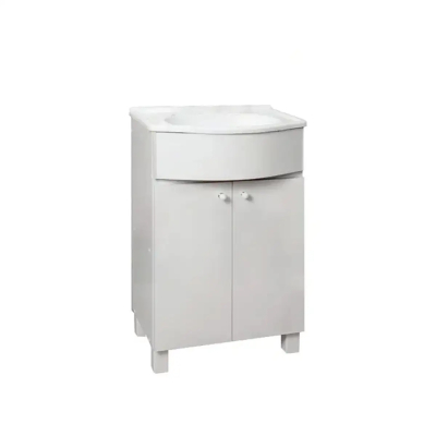 Vanitory Trento 50Cm 3 Agujeros Blanco Amube