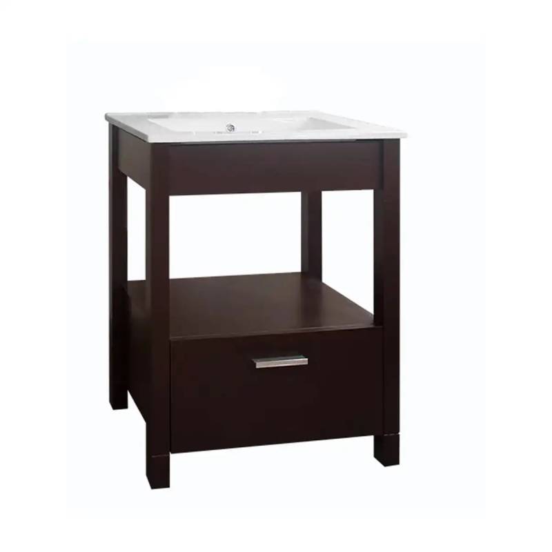 Vanitory Mediterraneo Wengue 3 Agujeros Amube