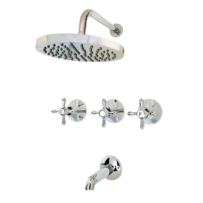 Itati Cruz Ducha Embutir Con Transferencia Aqualaf