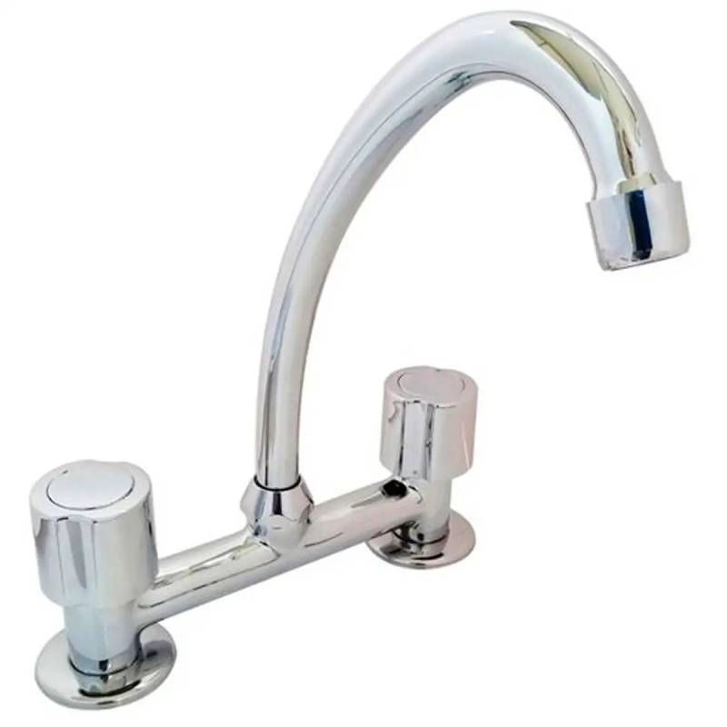 Huilen Cocina Mesada Cromo Aqualaf