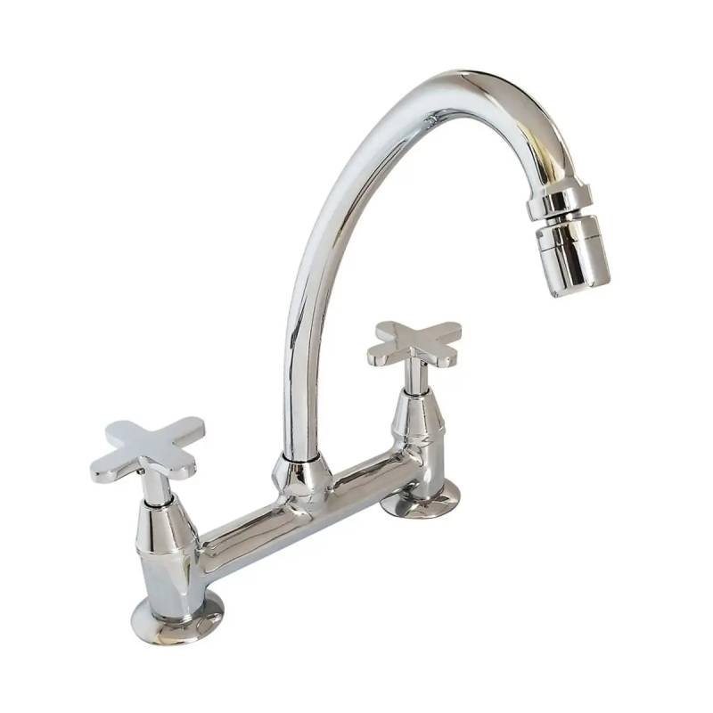 Mailen Cocina Mesada Cromo Aqualaf