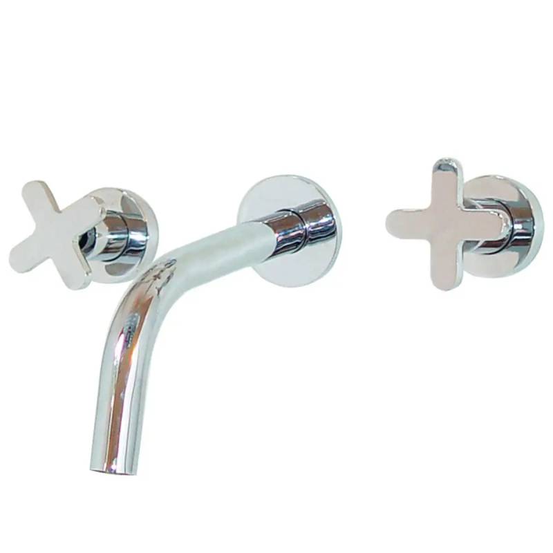 Mailen Lavatorio Pared Cromo Aqualaf