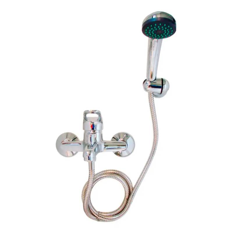 Aluhe Monocomando Ducha Exterior Con Transferencia Aqualaf