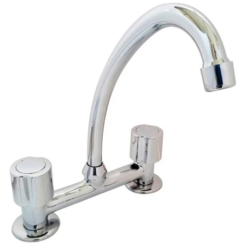 7000 Cocina Mesada Cromo Aqualaf