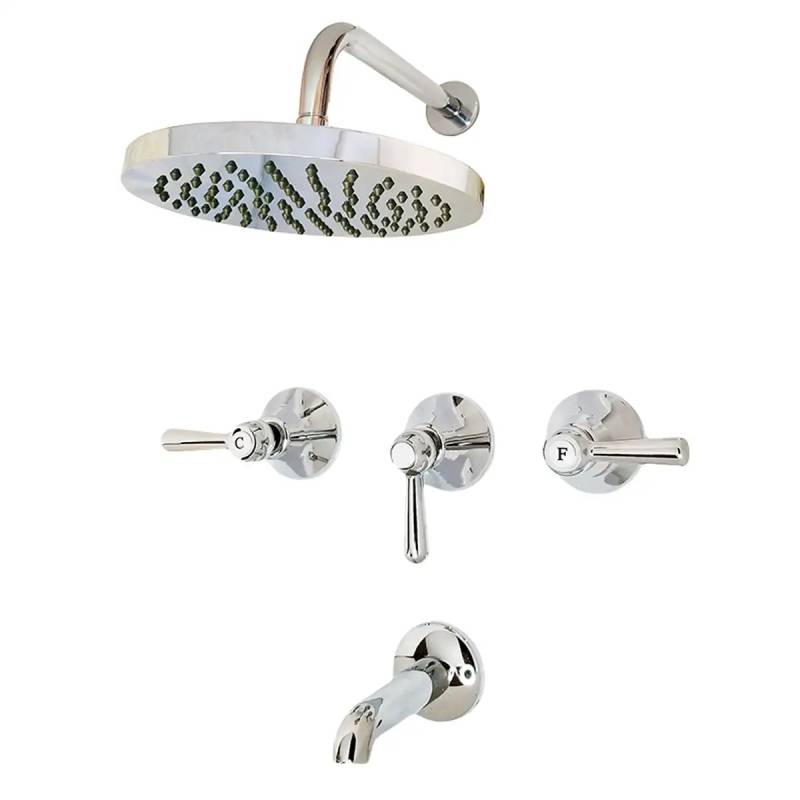 Itati Lever Ducha Embutir Con Transferencia Sf Aqualaf