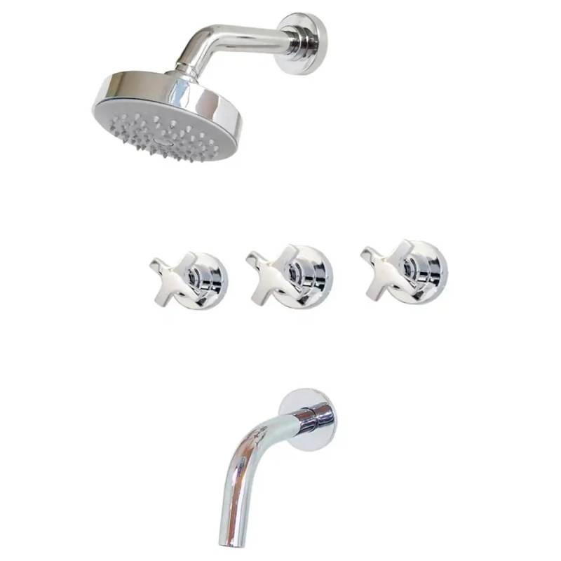 Lacar Ducha De Embutir Con Transferencia Aqualaf