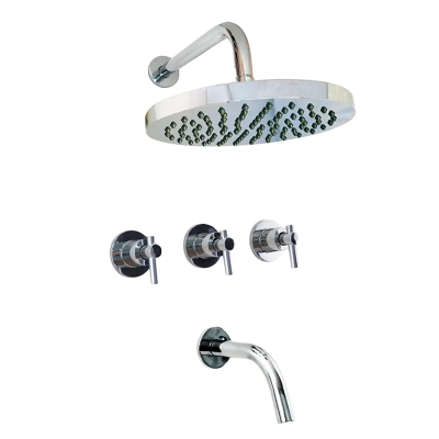 Aymara Lever Ducha Embutir Con Transferencia S Aqualaf