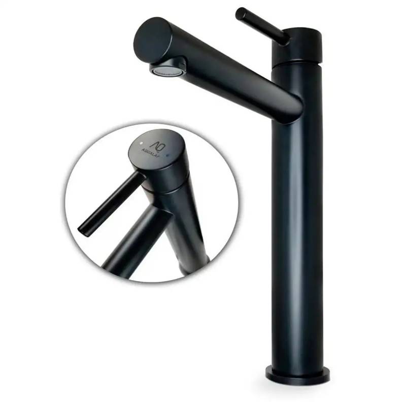 Spot Black Lavatorio Monocomando Alto Aqualaf