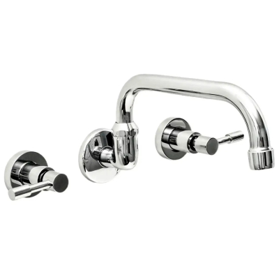 Aruma Lever Cocina Pared Embutir Pico Alto Aqualaf