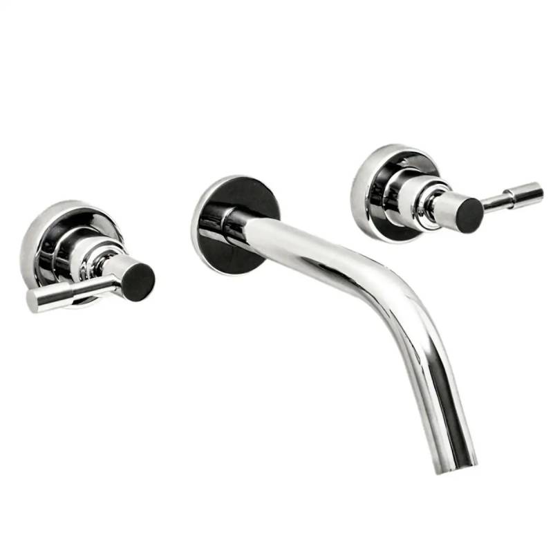 Aruma Lever Lavatorio Pared Cromo Aqualaf