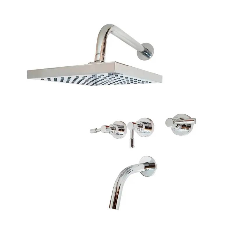 Aruma Lever Ducha Embutir Con Transferencia Sf Aqualaf