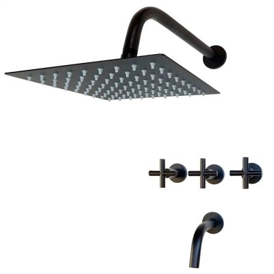 Lamy Black Ducha Embutir Con Transferencia Sf Aqualaf