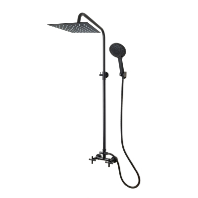 Lamy Black Ducha Exterior Con Barral Aqualaf