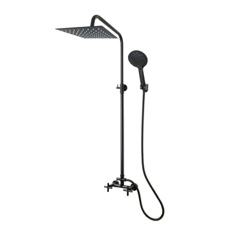 Lamy Black Ducha Exterior Con Barral Aqualaf