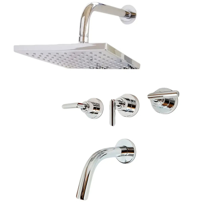 Aukan Lever Ducha Embutir Con Transferencia S Aqualaf