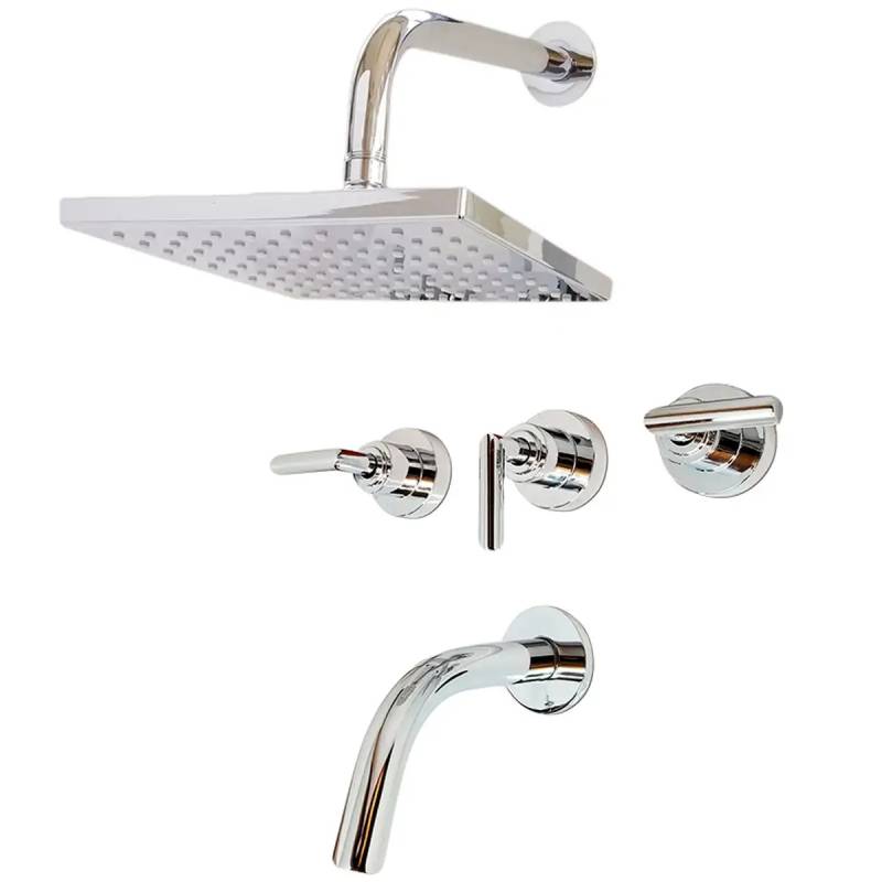 Aukan Lever Ducha Embutir Con Transferencia S Aqualaf