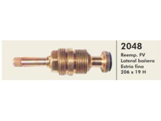 Lateral Bañera Estria Fina 2048 Cabezales