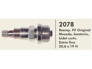 Mesada,Lavatorio Y Bidet Corto 2078 Cabezales