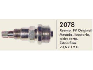 Mesada,Lavatorio Y Bidet Corto 2078 Cabezales
