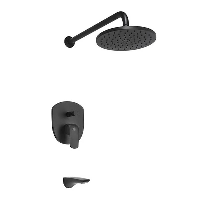 Epuyen Ducha Embutir Con Transferencia .Negro 0106/L2Ng Fv