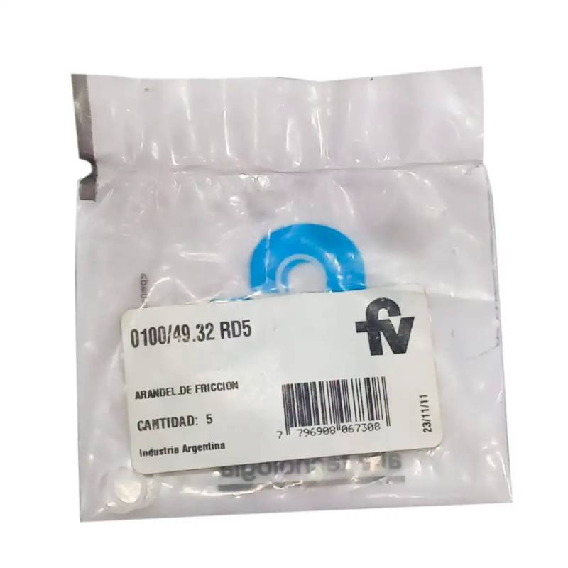 Arandela De Friccion X 5 Unidades 0100/49.32 Fv