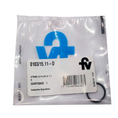 O'ring De Goma Cabezal Corto 0103/15.11Fv