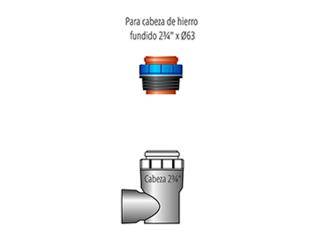 Acople Adaptador Para Cab.2 3/4X63 Gon-Ren