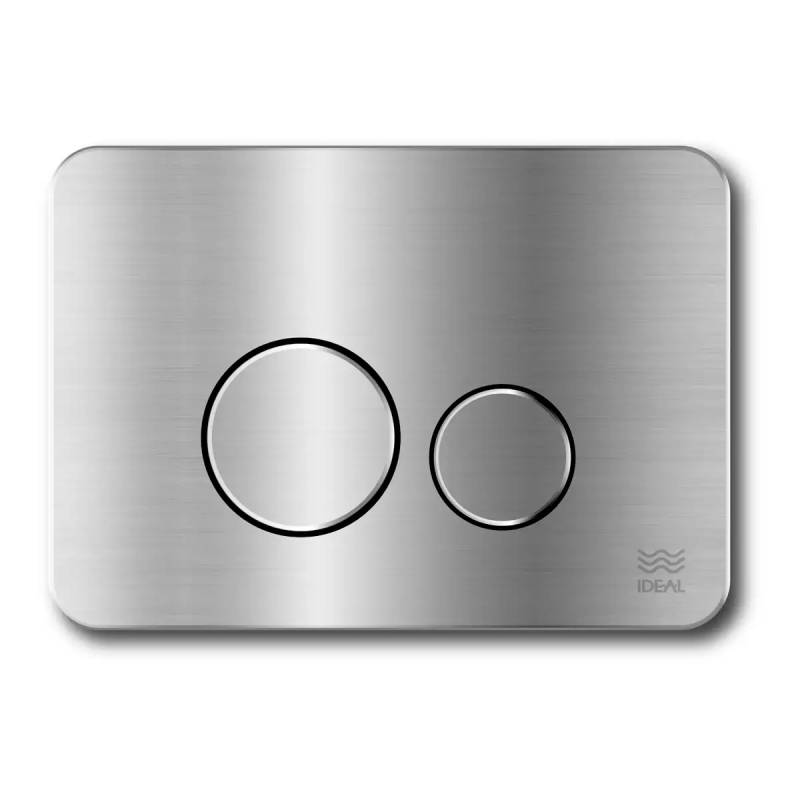 Tecla Dual Ritmo Acero Inoxidable 80300 Ideal