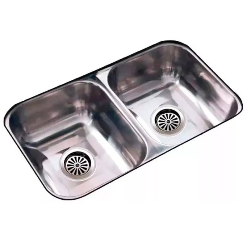 Bacha Doble Cc37 70X37X13 Johnson Acero