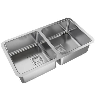 Bacha Doble Q076A 77X43X17.5 Johnson Acero