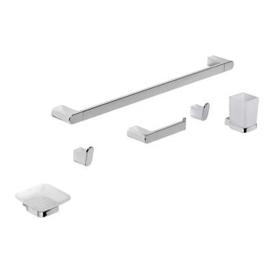 Kit Acc.6 Piezas Soria Cromo 016006 Peirano