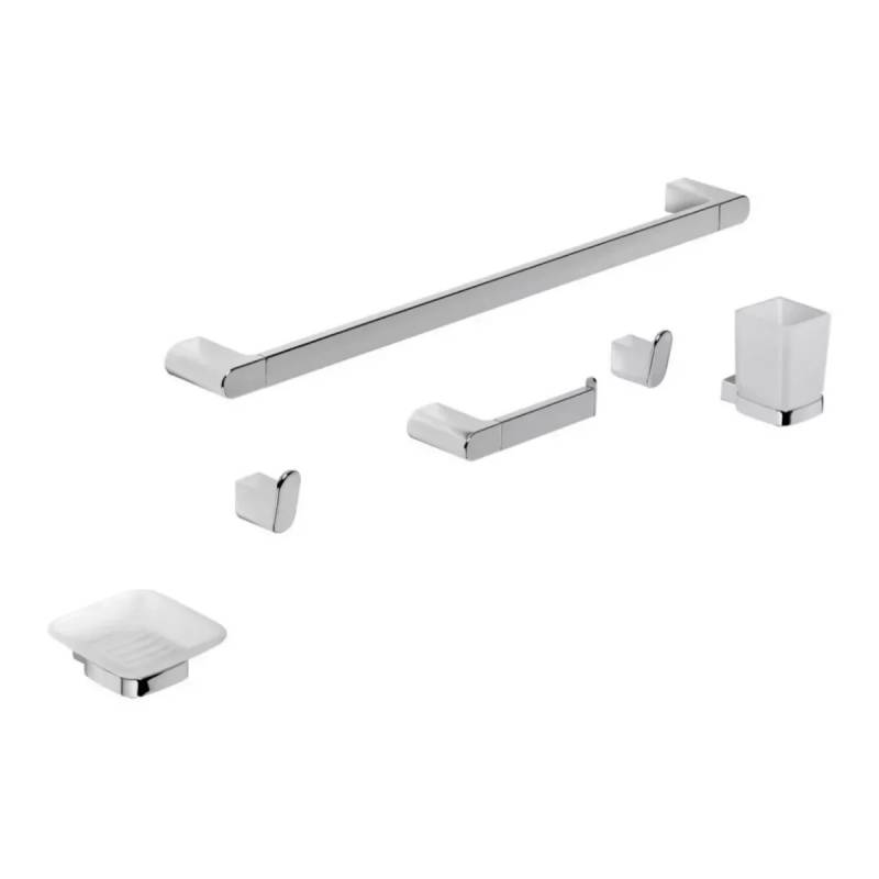 Kit Acc.6 Piezas Soria Cromo 016006 Peirano