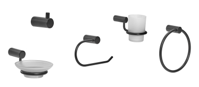 Kit Accesorios 10000 Black 5Pz 10005Bl Peirano