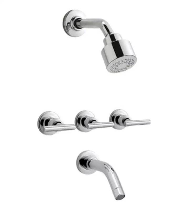 Adra Ducha Embutir Con Transferencia Cromo 80-162 Peirano