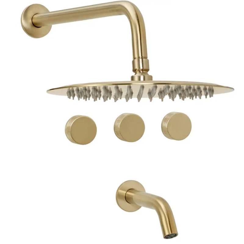 Fabric Ducha Embutir Con Transferencia Gold 80-100G Peirano