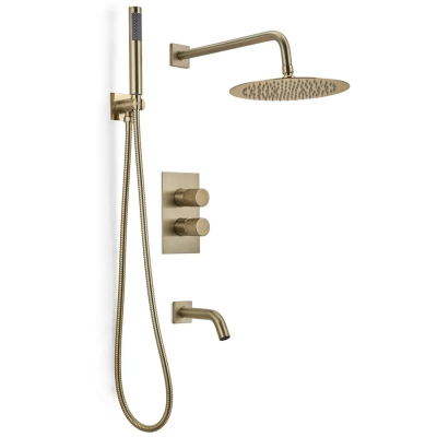 Fabric Ducha Embutir 3 Funciones Gold D439 Peirano