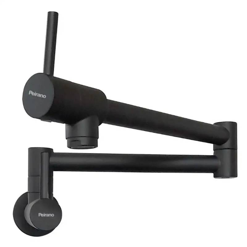 Marbella Black Monocomando Rebatible Cocina Pared 52-121N Peirano