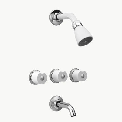 Malba Ducha Embutir Con Transferencia Blanco 80-059 Peirano