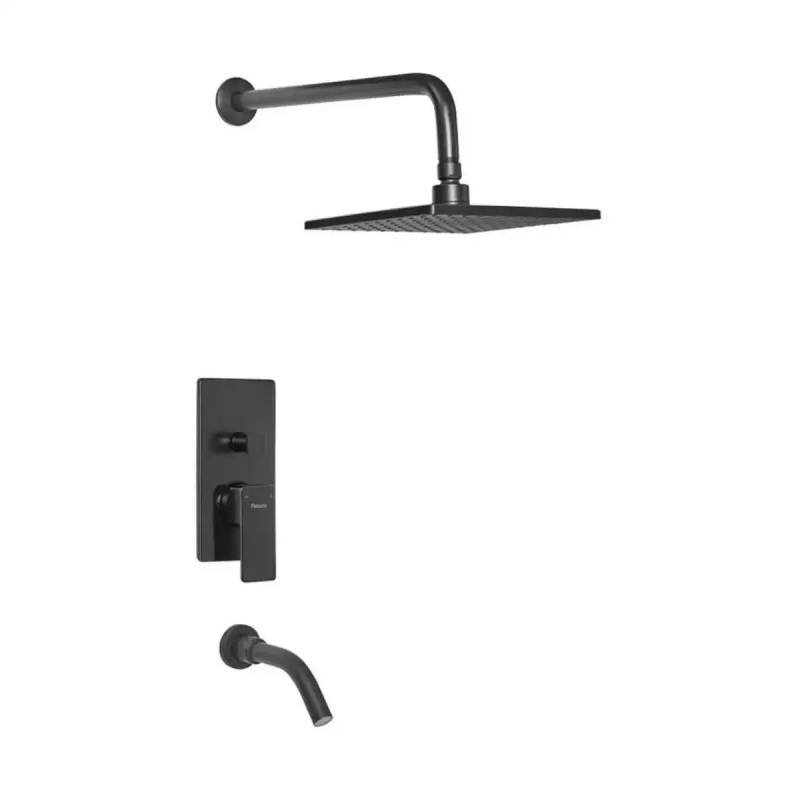 Soria Monocomando Ducha Embutir C/T Black 80-192 Peirano