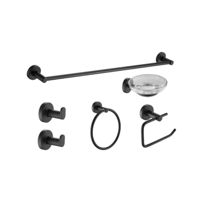 Kit Accesorios 6 Piezas Sensus Negro 73229Ne Piazza