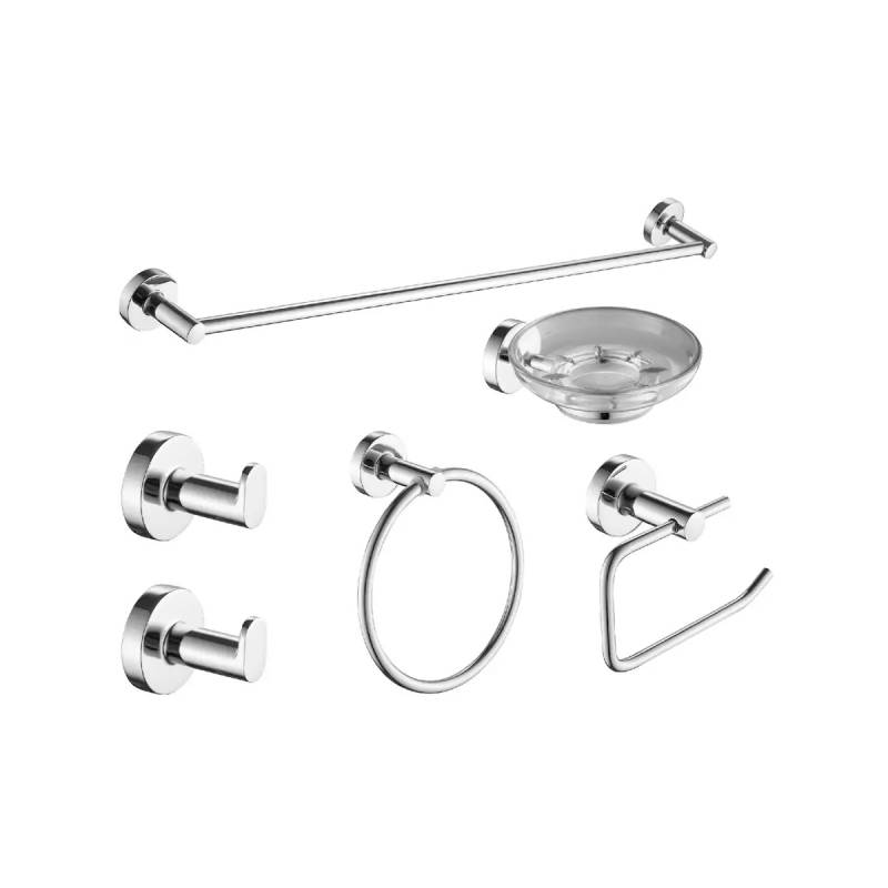 Kit Accesorios 6 Piezas Sensus Cromo 73229 Piazza