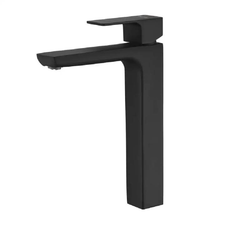 Arq Monocomando Lavatorio Alto Negro 10402Ne Piazza