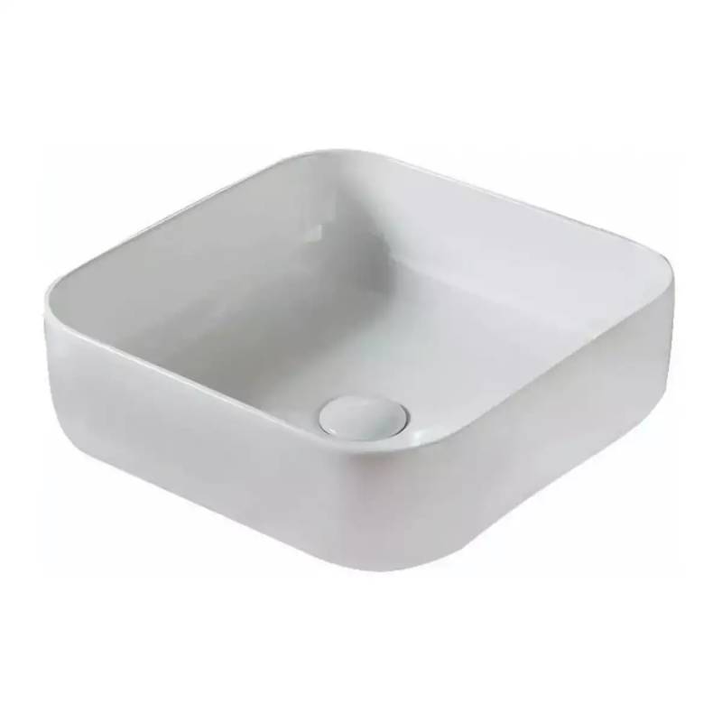 Bacha Apoyo 385X385X140 Blanco A423 Piazza