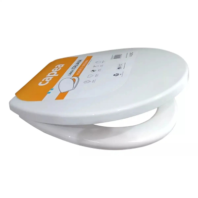 Asiento Tapa Italiana Blanco Plastico Pvc Roca