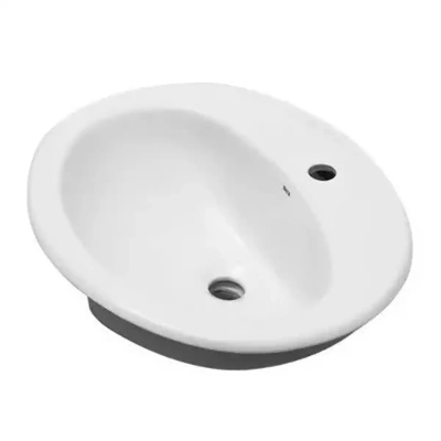 Bacha Capri 51.5X43.5 Blanco 1 Agujero Roca