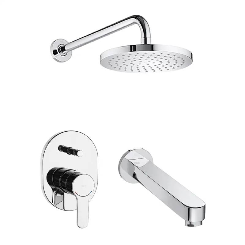 L20 Monocomando Ducha Embutir Con Transferencia Roca
